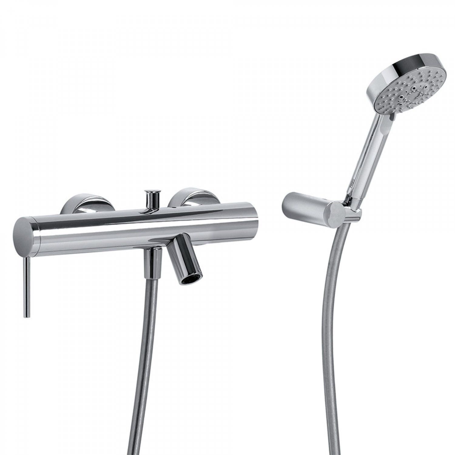 Набор: Смеситель для душа с душевым набором для ванны Mono -Tres 20117001