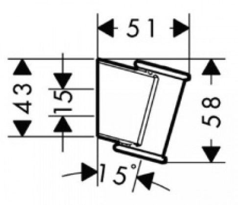 Держатель Hansgrohe Classic 28324820