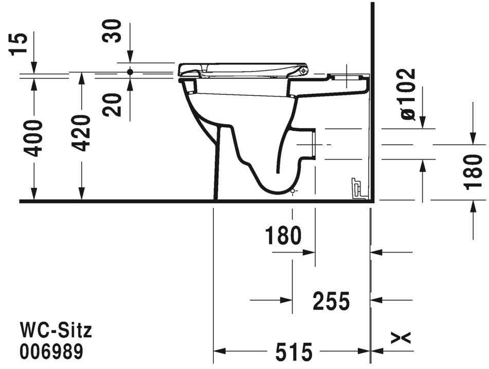 Унітаз підлоговий Duravit Darling New 2138090000