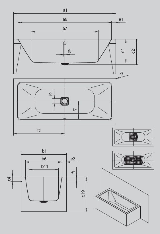 Ванна Meisterstuck Conoduo 2 (пристенная) 1723 4081 0001