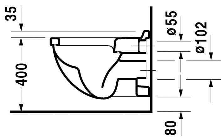 Унітаз підвісний Duravit Starck 3 (з кришкою) 42000900A1