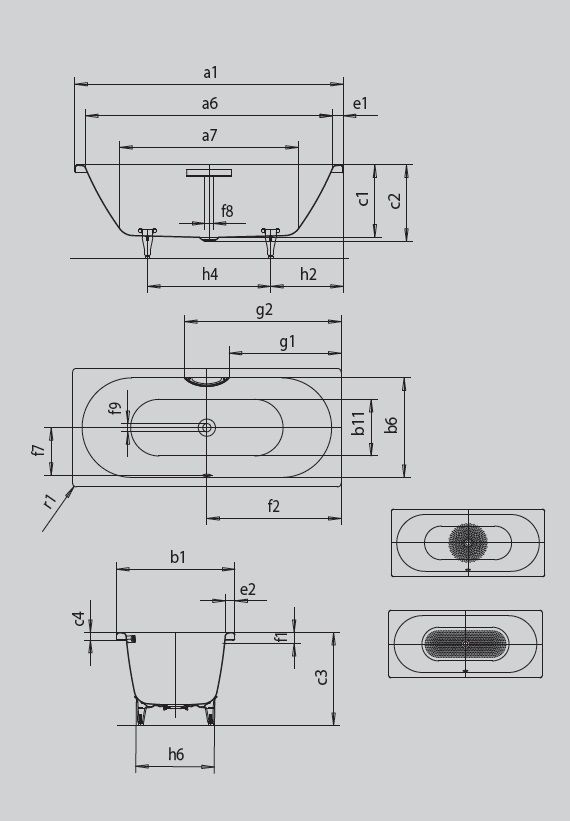 Ванна Centro Duo 2832 0001 0661
