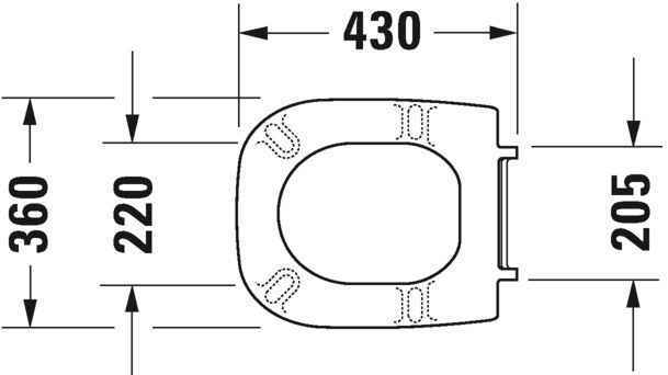 Кришка для унітазу Duravit 0067310099