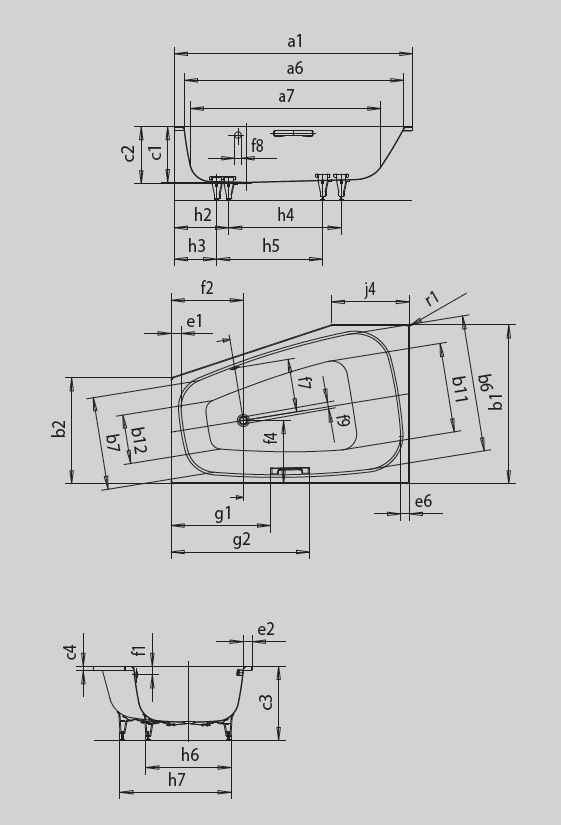 Ванна Plaza Duo 2370 0001 0001