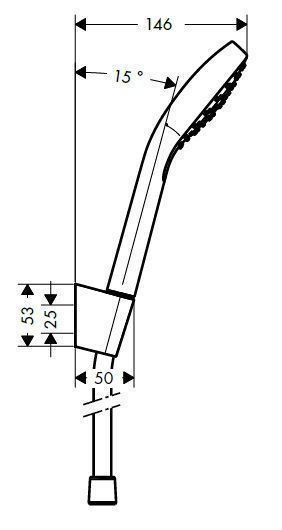 Душевой набор Hansgrohe Raindance Select E (120/1600-1250) 3jet 26720000