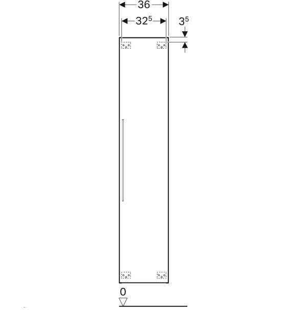 Пенал Geberit iCon 840000000