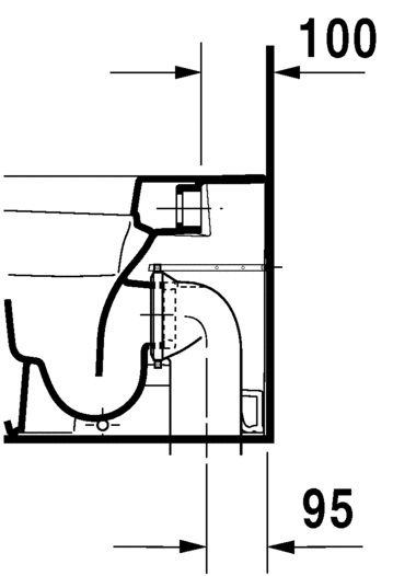 Унитаз напольный Duravit DuraStyle 2150090000