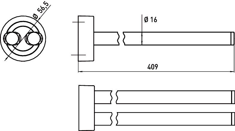 Полотенцедержатель Emco Polo 0750 001 41