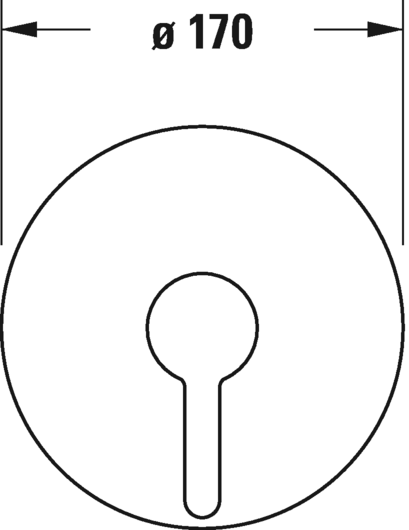 Смеситель для душа C.1 Duravit C14210010010