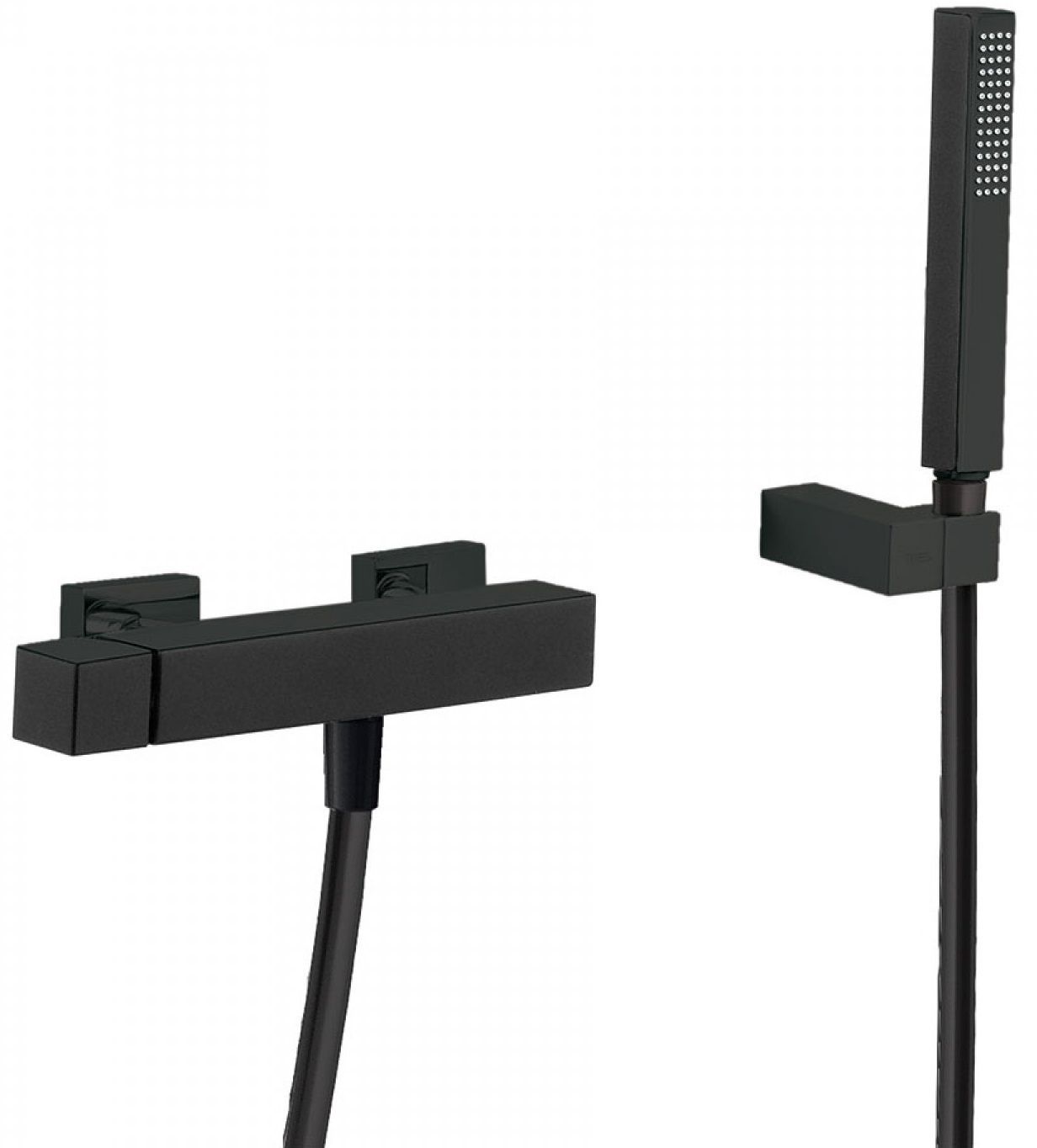 Набор: Смеситель для душа с душевым набором  Cuadro Tres 00716703NM