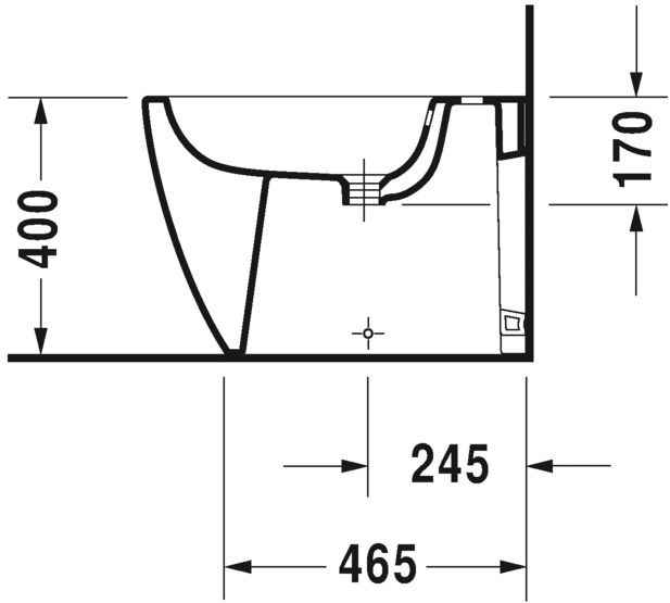 Біде підлогове Duravit ME by Starck 2289100000