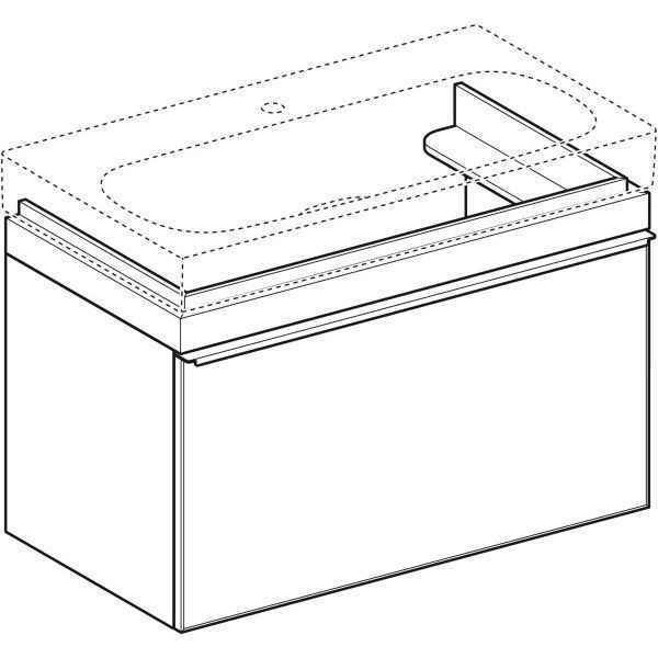 Тумба для умивальника Geberit CITTERIO 500.556.JI.1 500.559.JJ.1