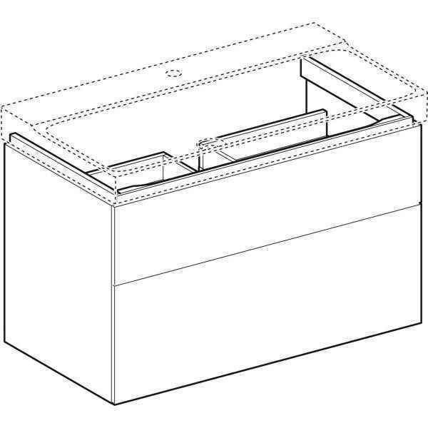 Тумба для умивальника Geberit XENO121 500.509.00.1