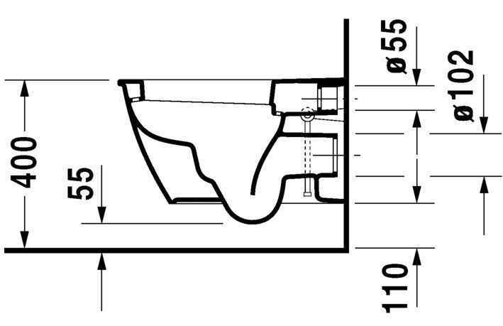 Унітаз підвісний Duravit Darling New 2545090000