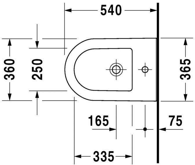 Біде підвісне Duravit Darling New 2249150000