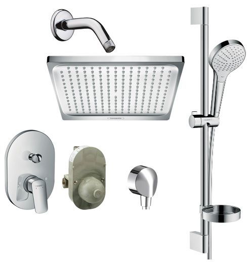 Logis Набір для душу прих. монтажу на 2 спожівача, хром 20242000