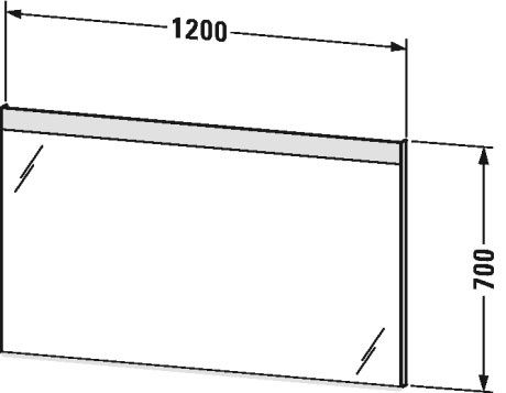 Зеркало с подсветкой Duravit LM783800000