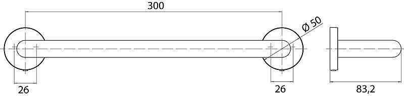 Поручень Emco Round 4370 001 30