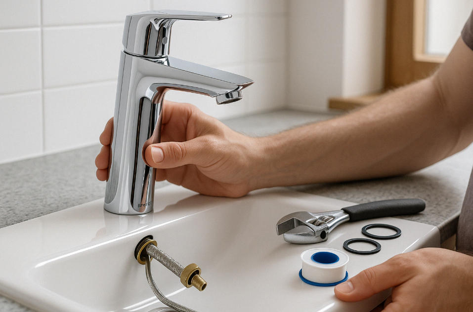 Как установить смеситель Hansgrohe — пошаговая инструкция