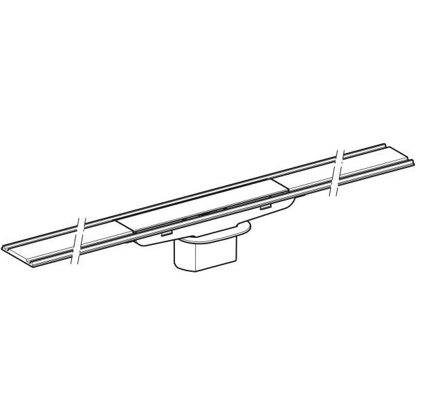 Накладная панель для тонких настилов Geberit CleanLine 60 (внешняя часть) 154.459.00.1