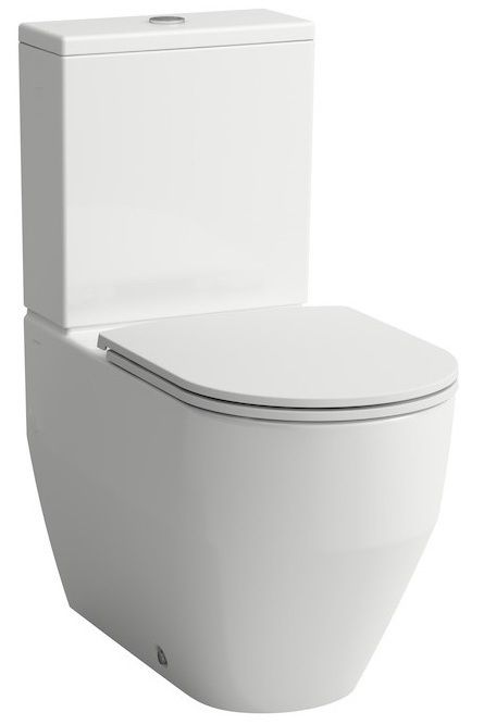 Pro Унитаз напольный 650*375*835 мм, безободковый, с бачком, с крышкою Soft-Close Slim H825962H829953