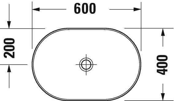Умивальник на стільницю Duravit D-Neo 2372600070