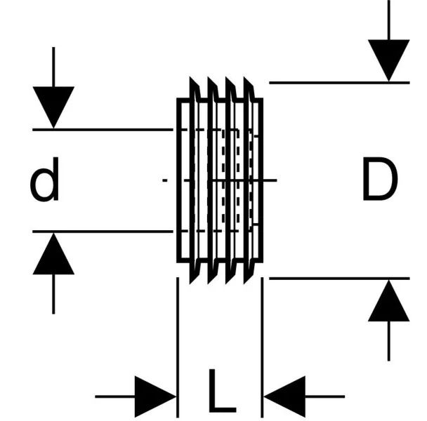 Манжета Geberit для колена смыва 119.675.00.1