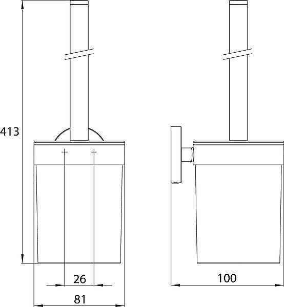 Йоржик для унітазу Emco Round 4315 001 00