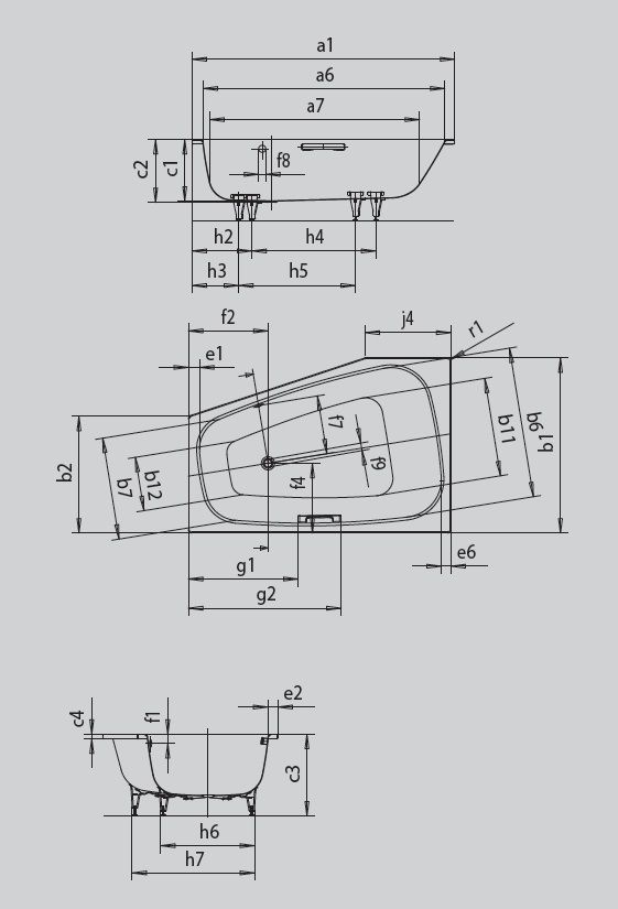 Ванна Plaza Duo 2370 0001 0661