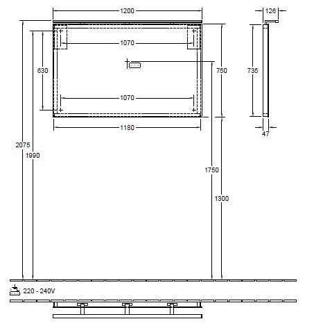 Дзеркало More to see Villeroy & Boch A4041200
