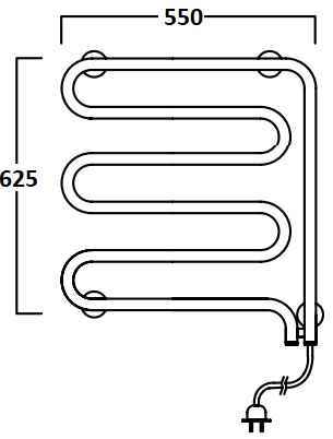 Рушникосушка Instal Projekt Spina Electro