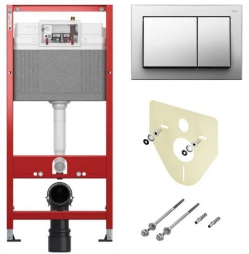 Инсталляция для унитаза TECEbase 9400406 (с квадратной кнопкой смыва)