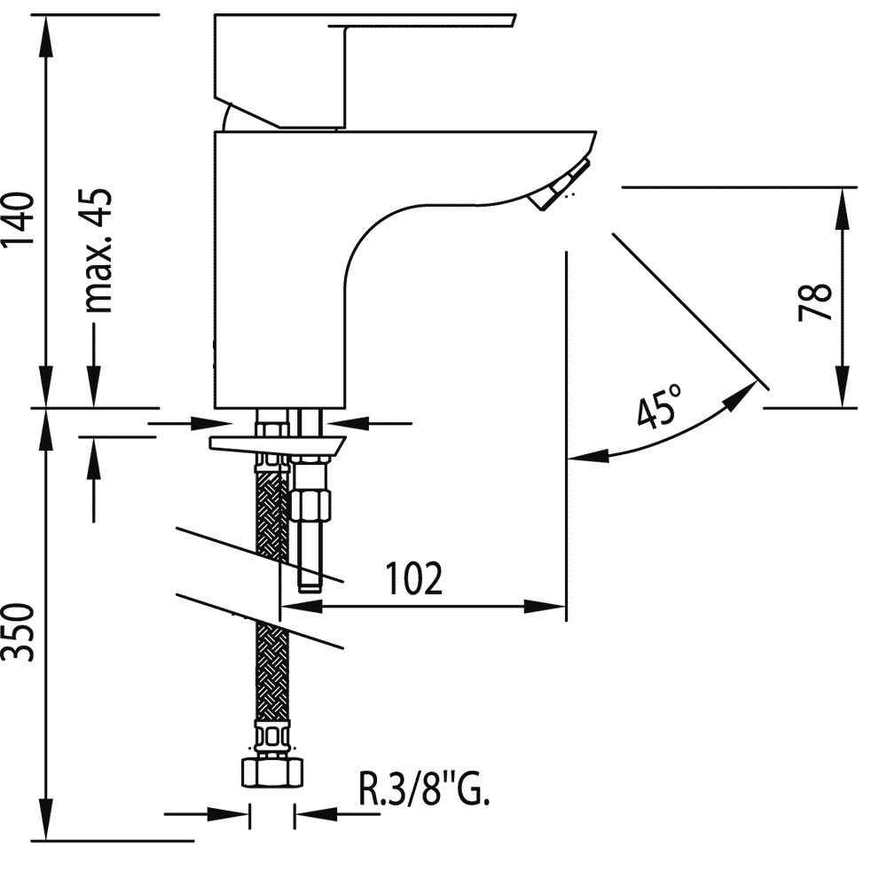 Змішувачі для раковини BM - Tres 117104