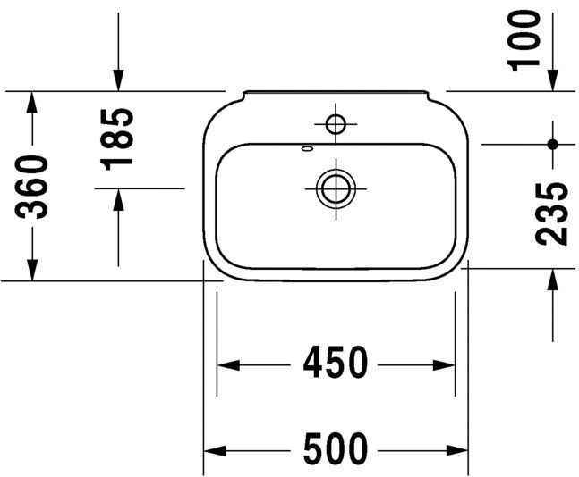 Умивальник Duravit Happy D.2 0709500000