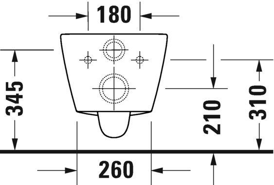 Унитаз подвесной Duravit D-Neo (Rimless) 2577092000