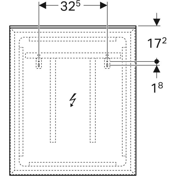 Зеркало с подсветкой Geberit Xeno² 500.521.00.1