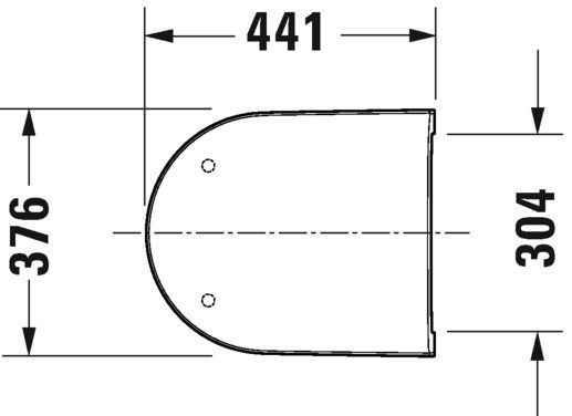 Кришка для унітазу Duravit 0021610000