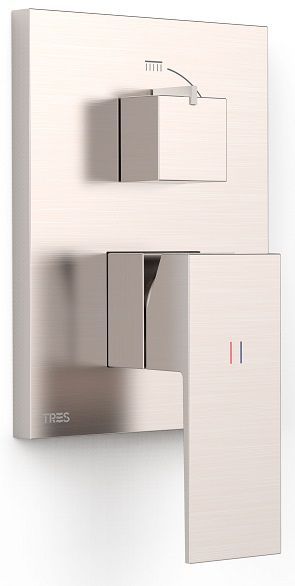 Змішувач для душа та ванни Tres Cuadro 10628001AC