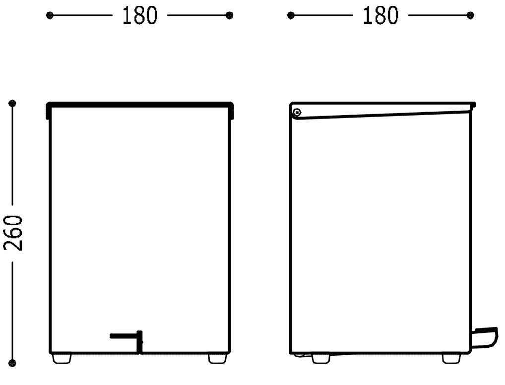 Відро для сміття Tres Cuadro 10763627