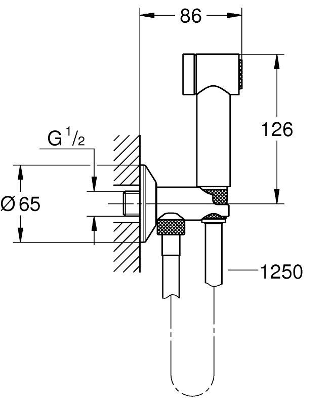 Гигиенический душ Grohe Sena 26332000