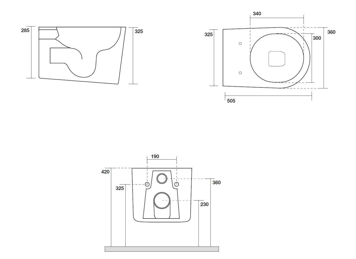 Унітаз підвісний AXA DP 8401007