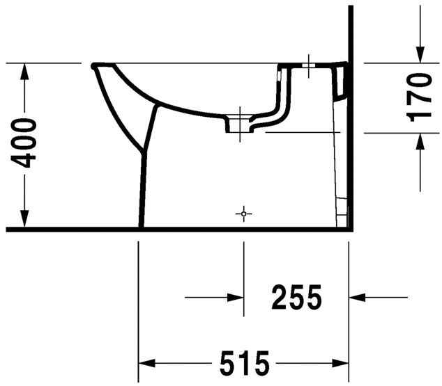 Біде підлогове Duravit Darling New 2251100000