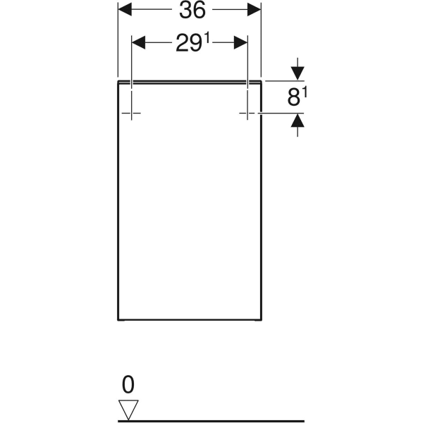 Шкафчик Geberit Smyle Square 500.359.00.1