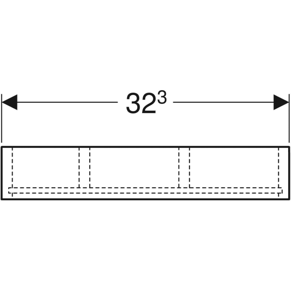 Перегородка для висувного ящика Geberit 500.677.00.1