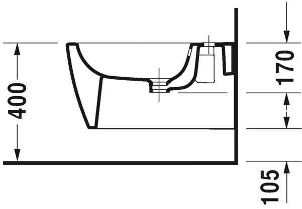 Біде підвісне Duravit ME by Starck 2288150000