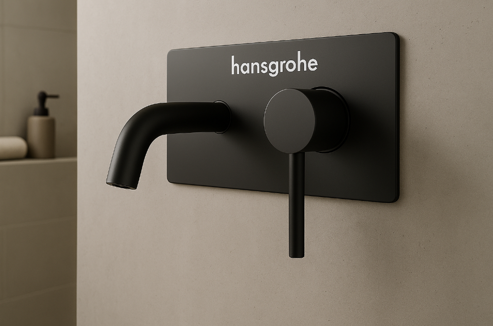 Настенная установка смесителей Hansgrohe: плюсы, минусы, особенности монтажа
