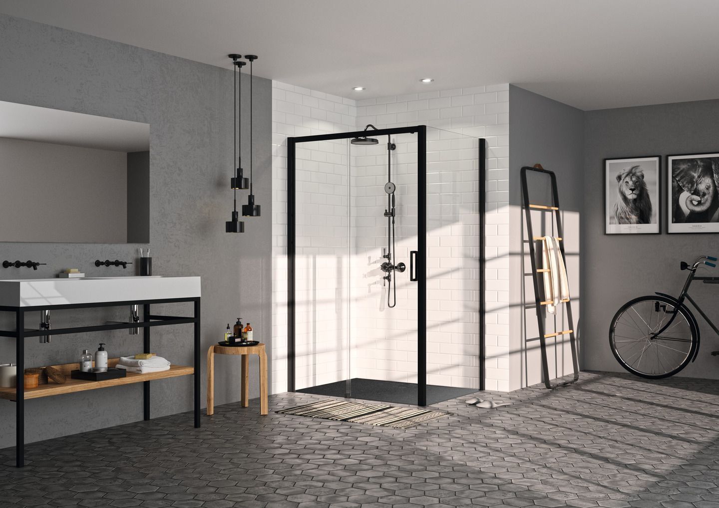 Бокова стінка Huppe Black Classics 2 C25404.123.321