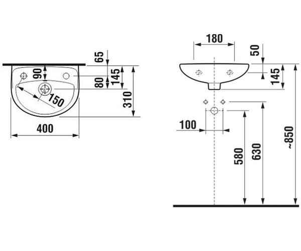 Умивальник Jika Lyra Plus