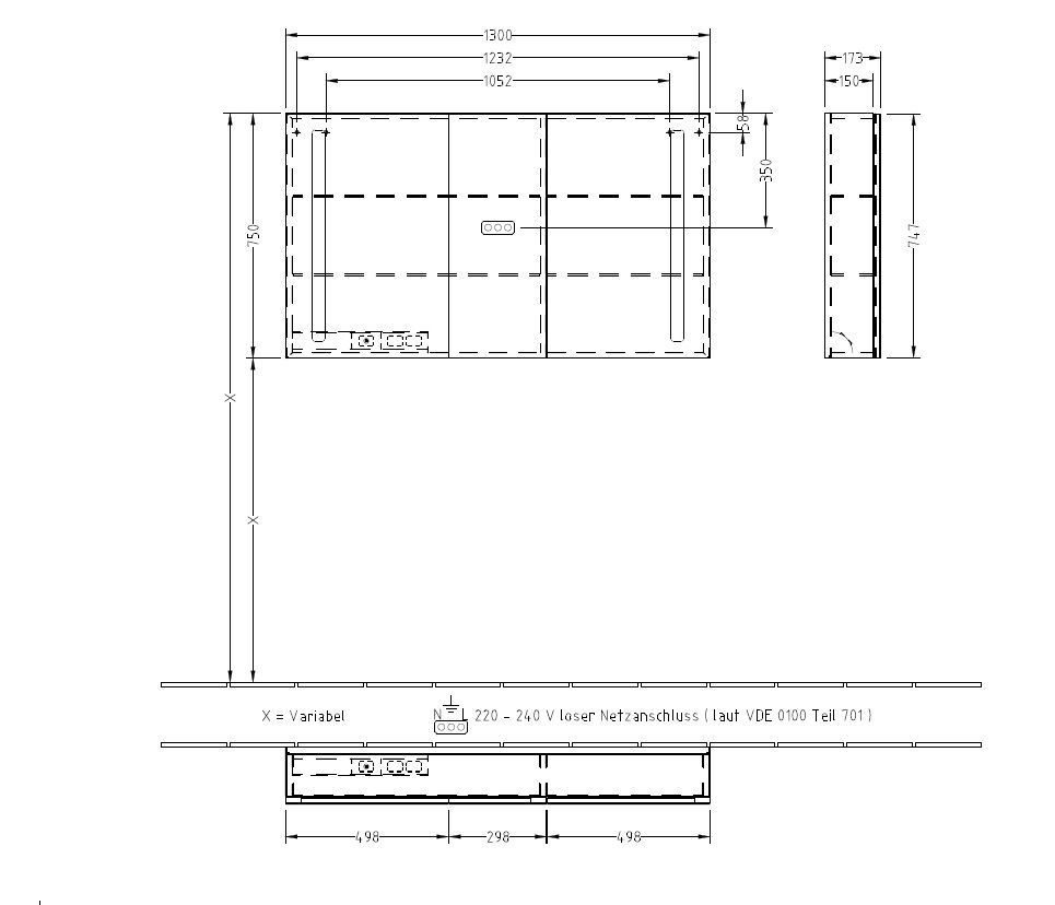 Зеркальный шкафчик My view 14 Villeroy & Boch A4241300