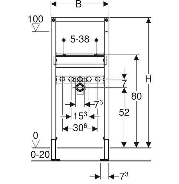 Інсталяція Geberit Duofix (для раковини) 111.434.00.1